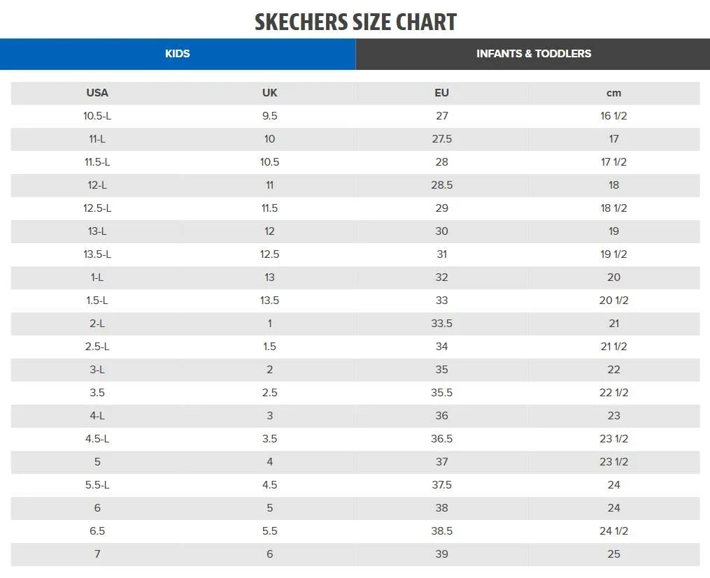 Skechers (GAR310024L) Childrens Sports Uno Stand On Air in UK 1.5 to 13.5