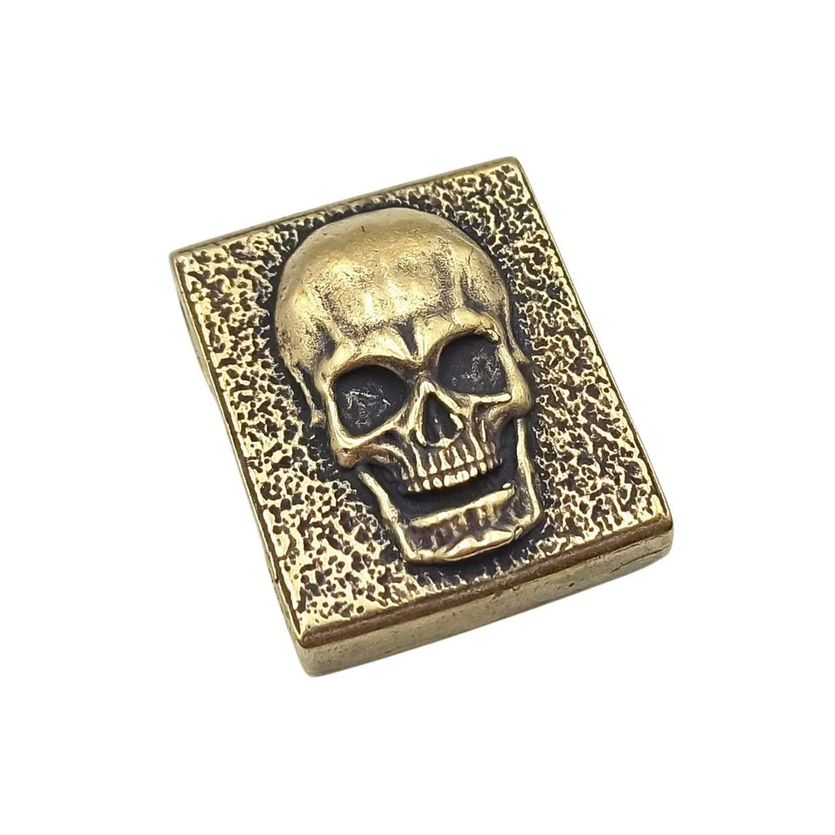 Skull bronze Molle clip