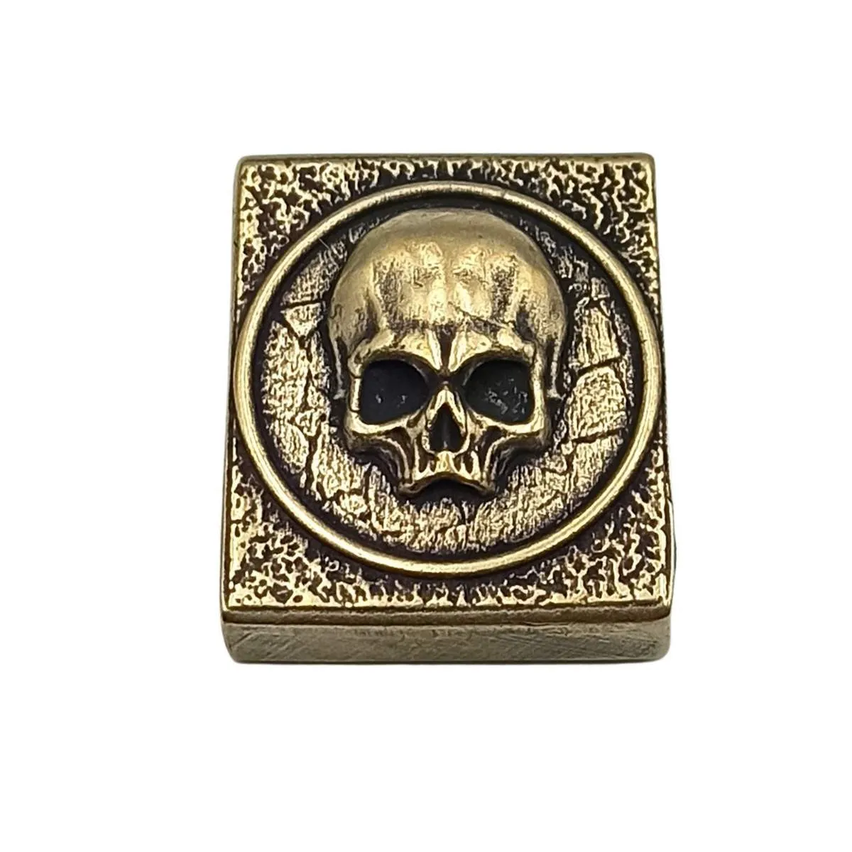 Skull bronze Molle clip