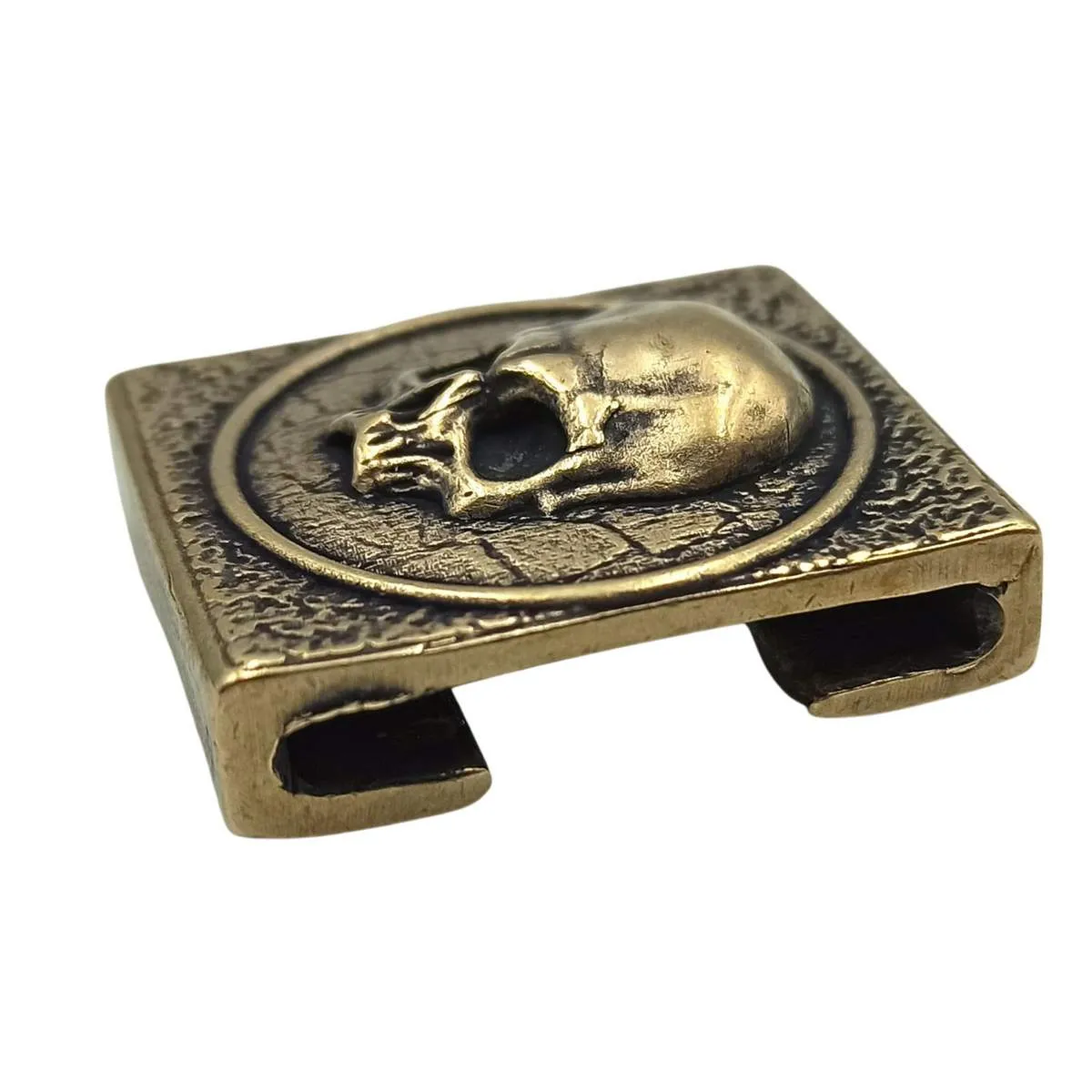 Skull bronze Molle clip