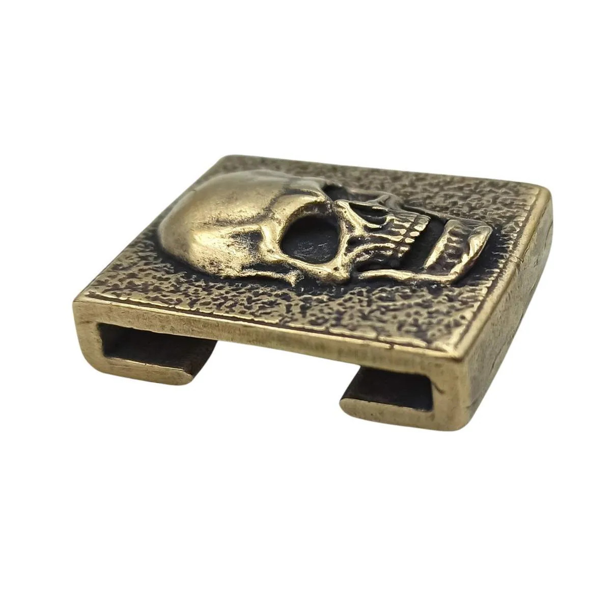 Skull bronze Molle clip