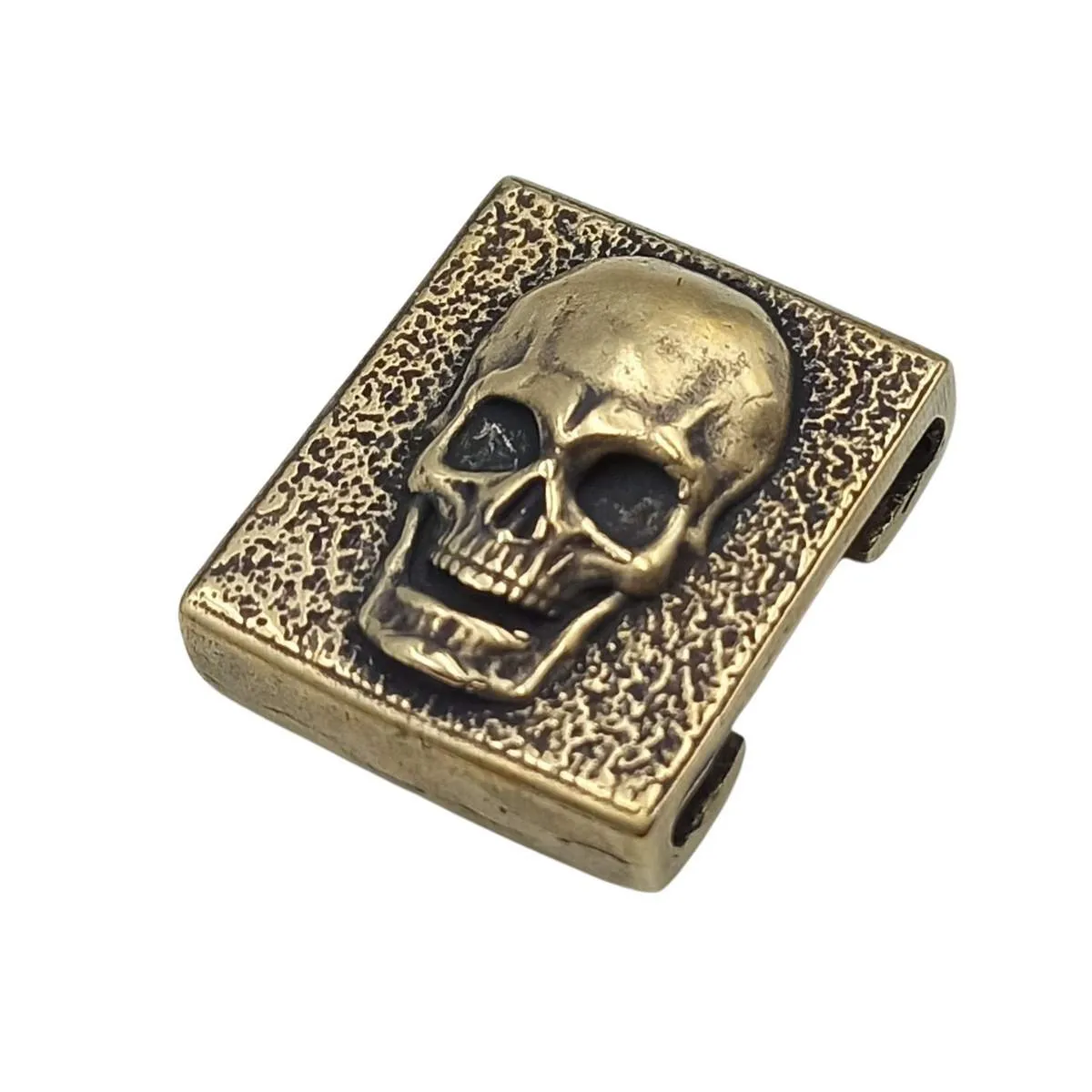 Skull bronze Molle clip