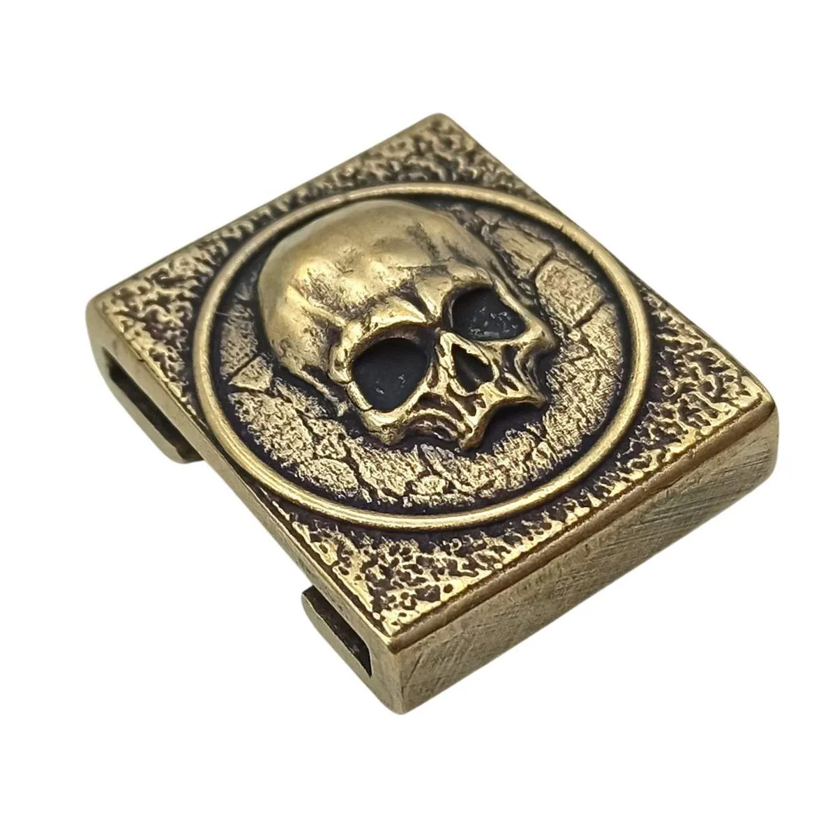 Skull bronze Molle clip