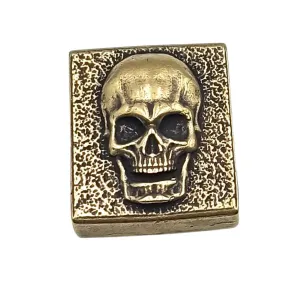 Skull bronze Molle clip