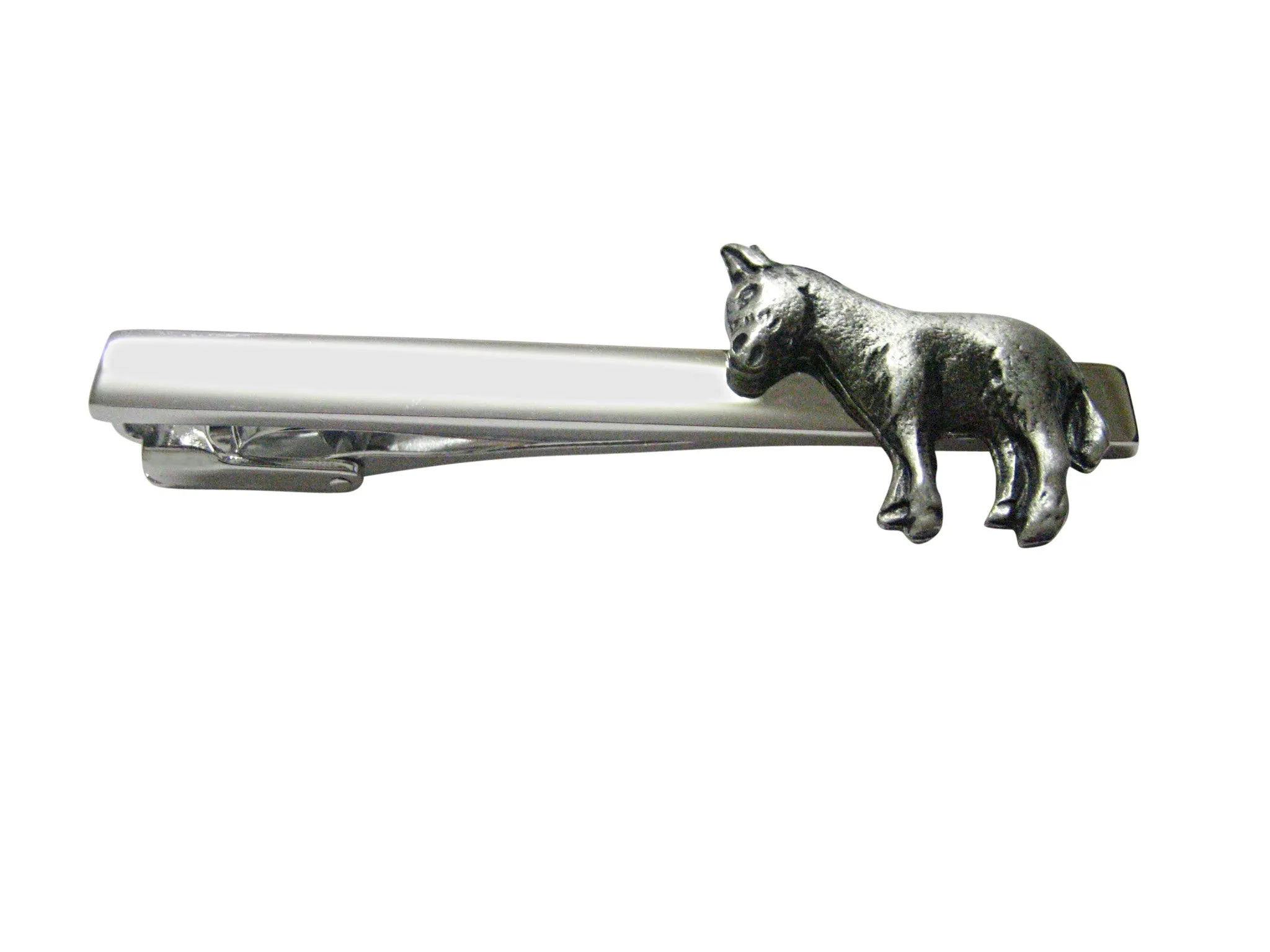 Small Donkey Square Tie Clip