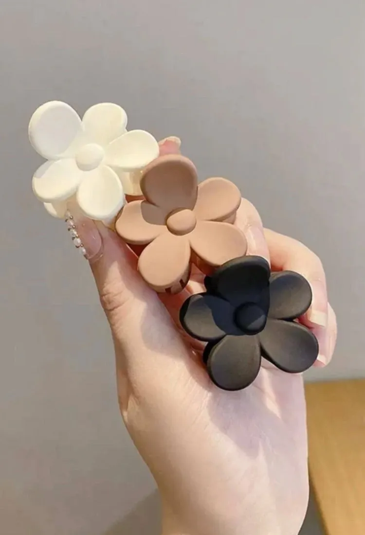 Small Flower Claw Clips set
