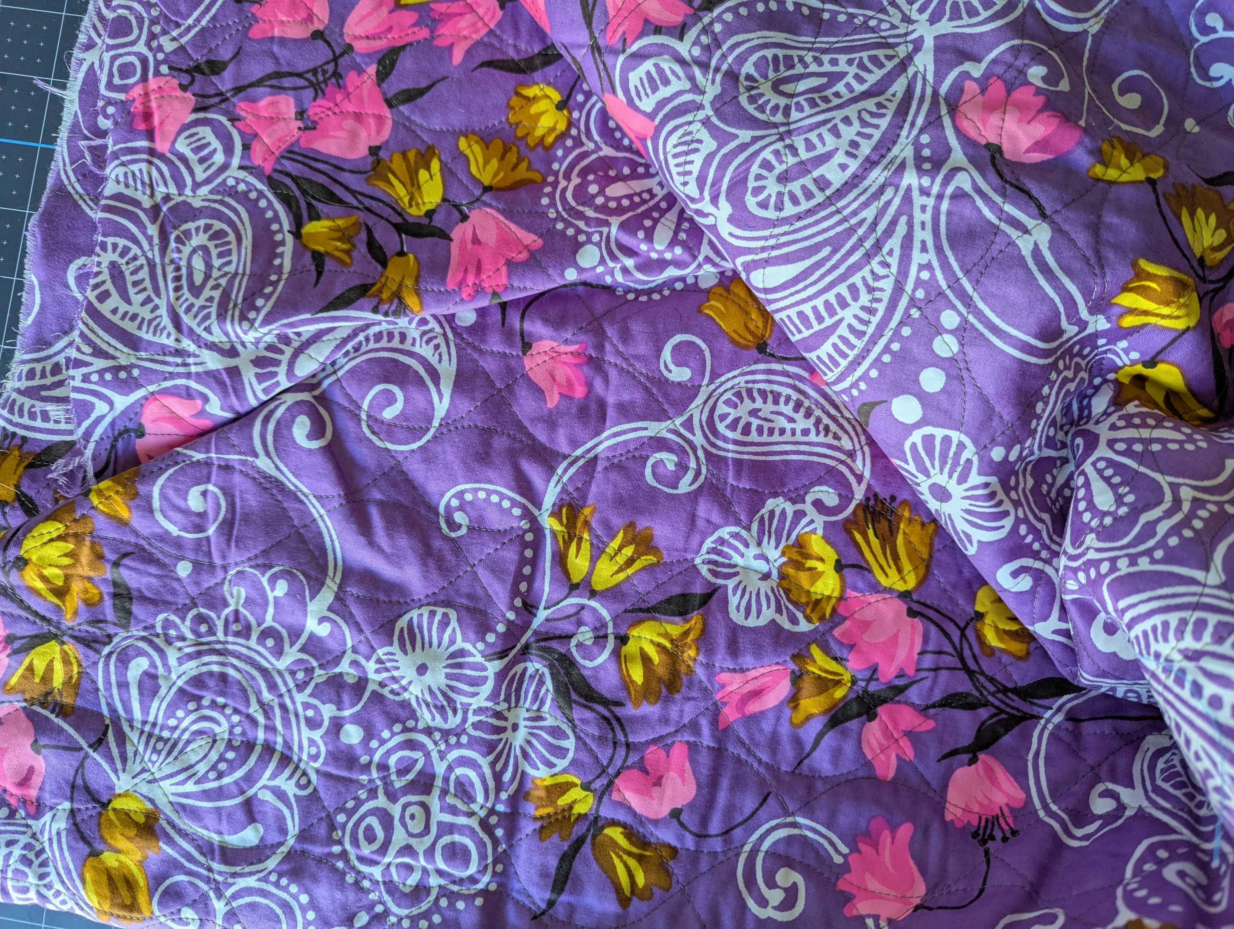 Small Quilted Fabric Remnants