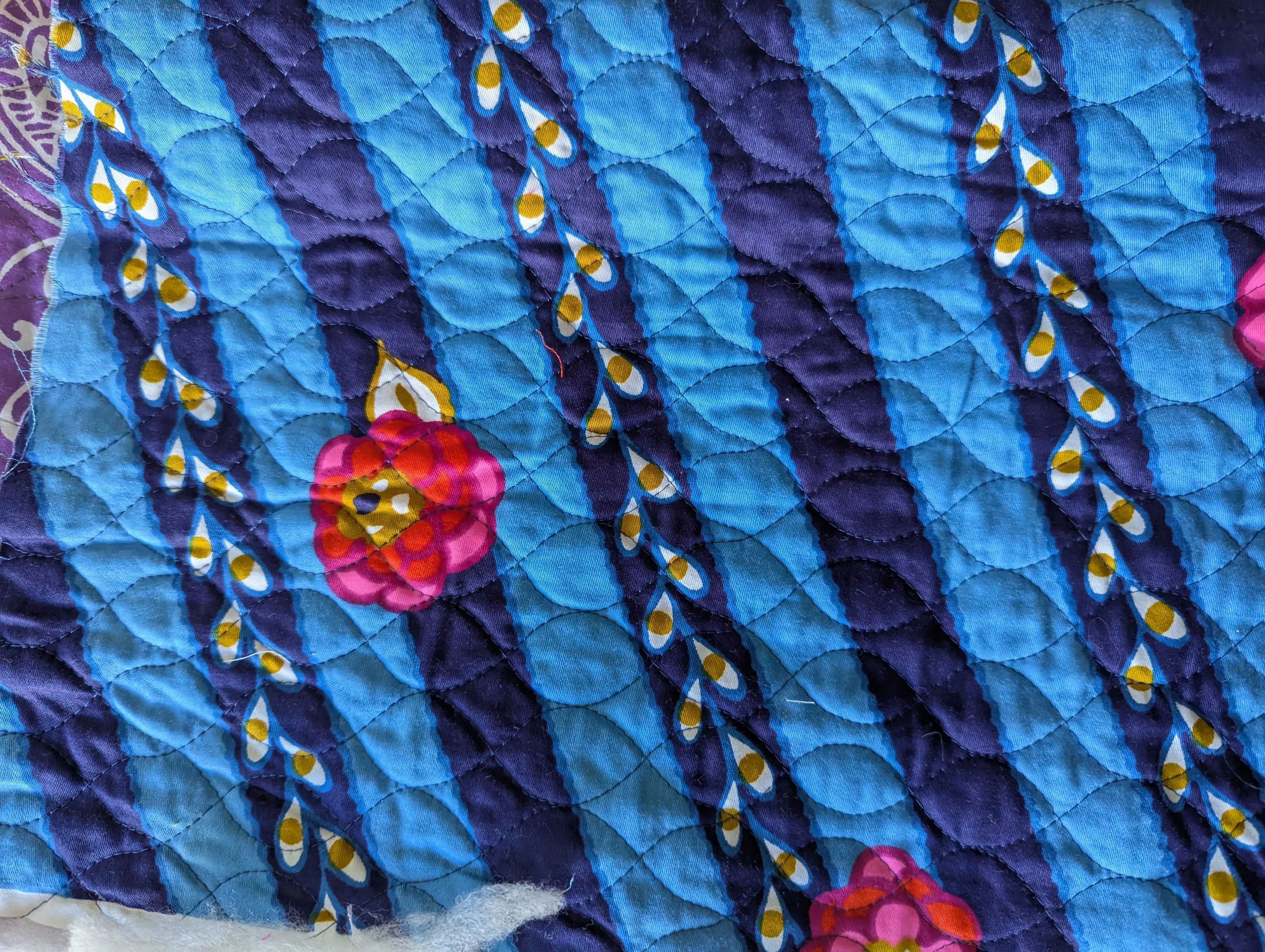 Small Quilted Fabric Remnants