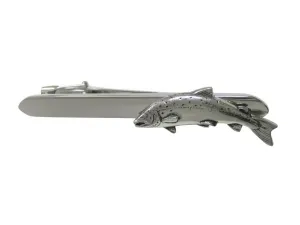 Small Salmon Fish Tie Clip