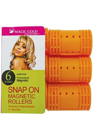 Snap on magnetic rollers