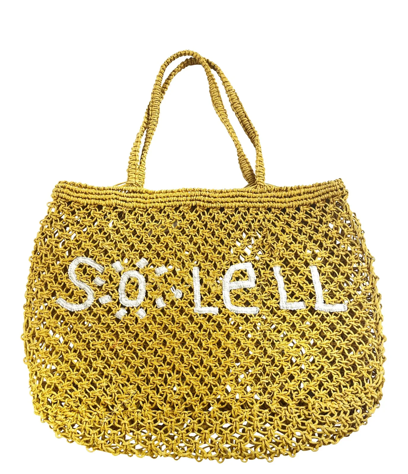 SOLEIL YELLOW MARKET BAG