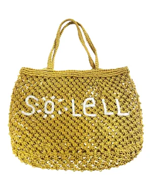 SOLEIL YELLOW MARKET BAG
