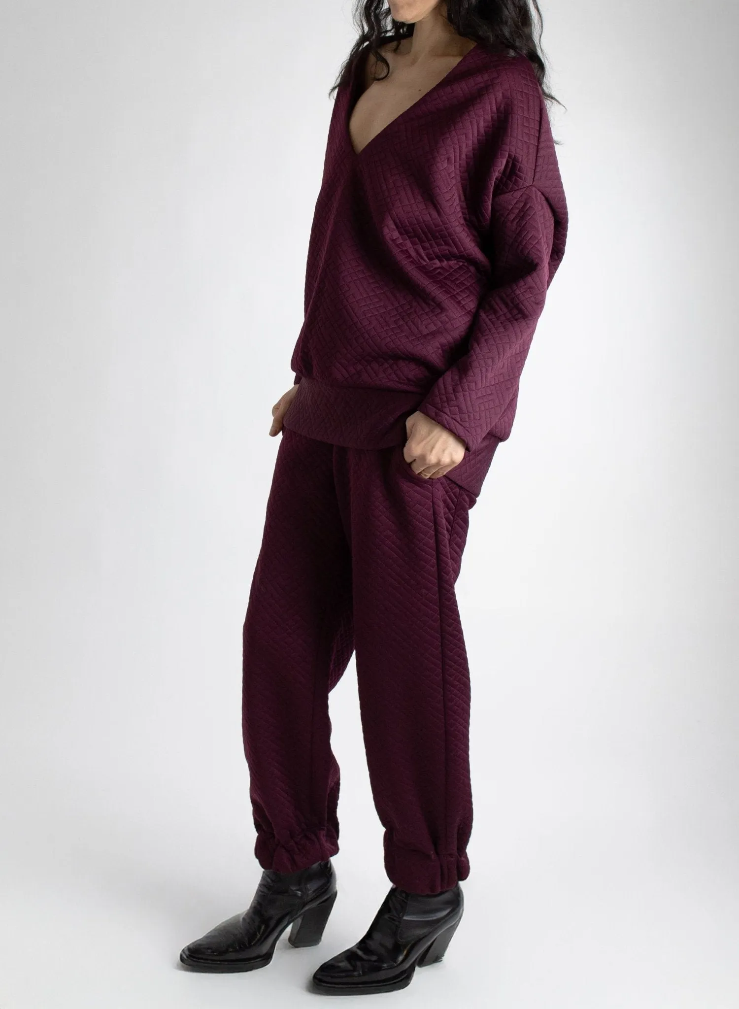 Sombra Pant - Burgundy