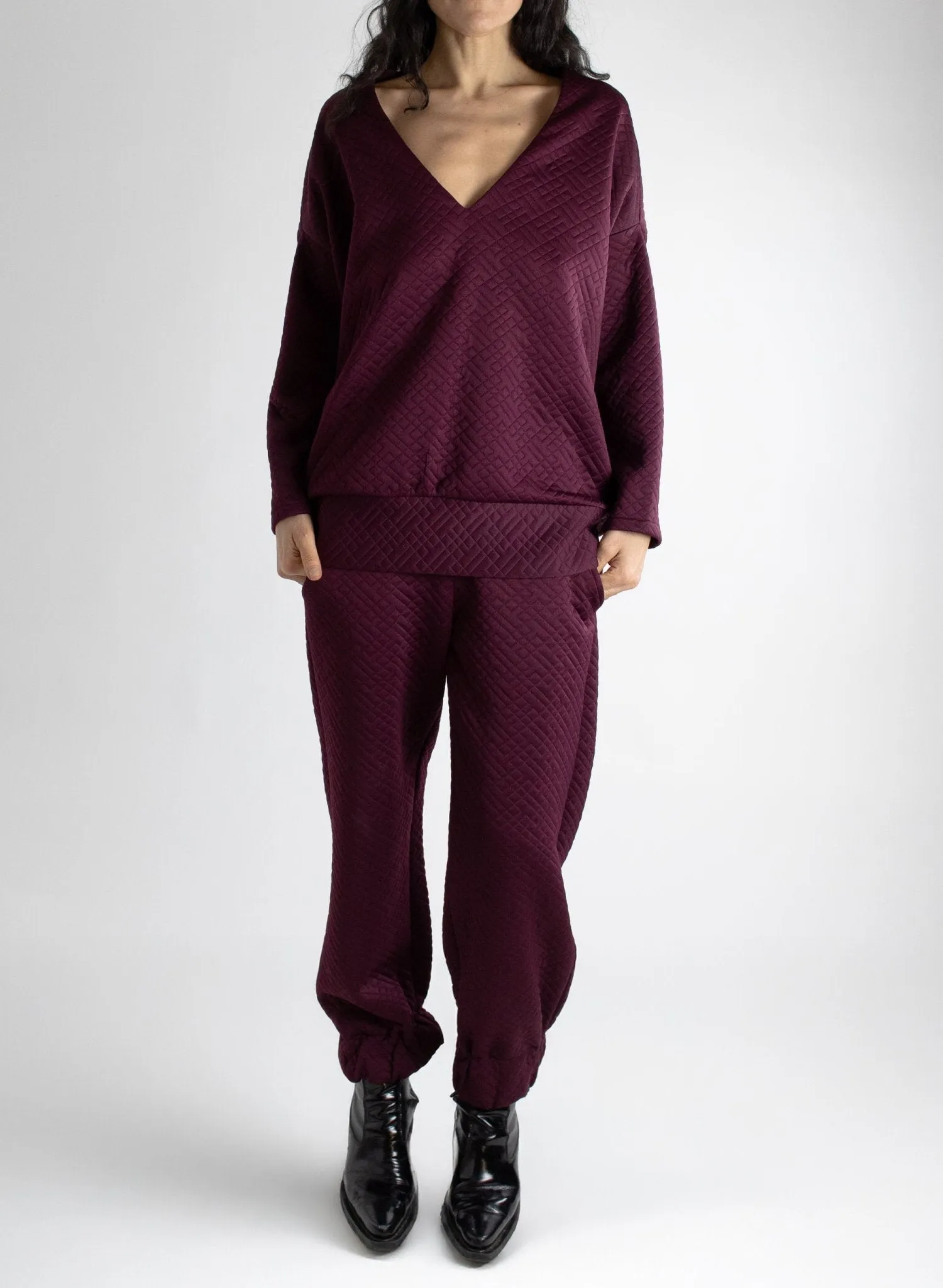 Sombra Pant - Burgundy