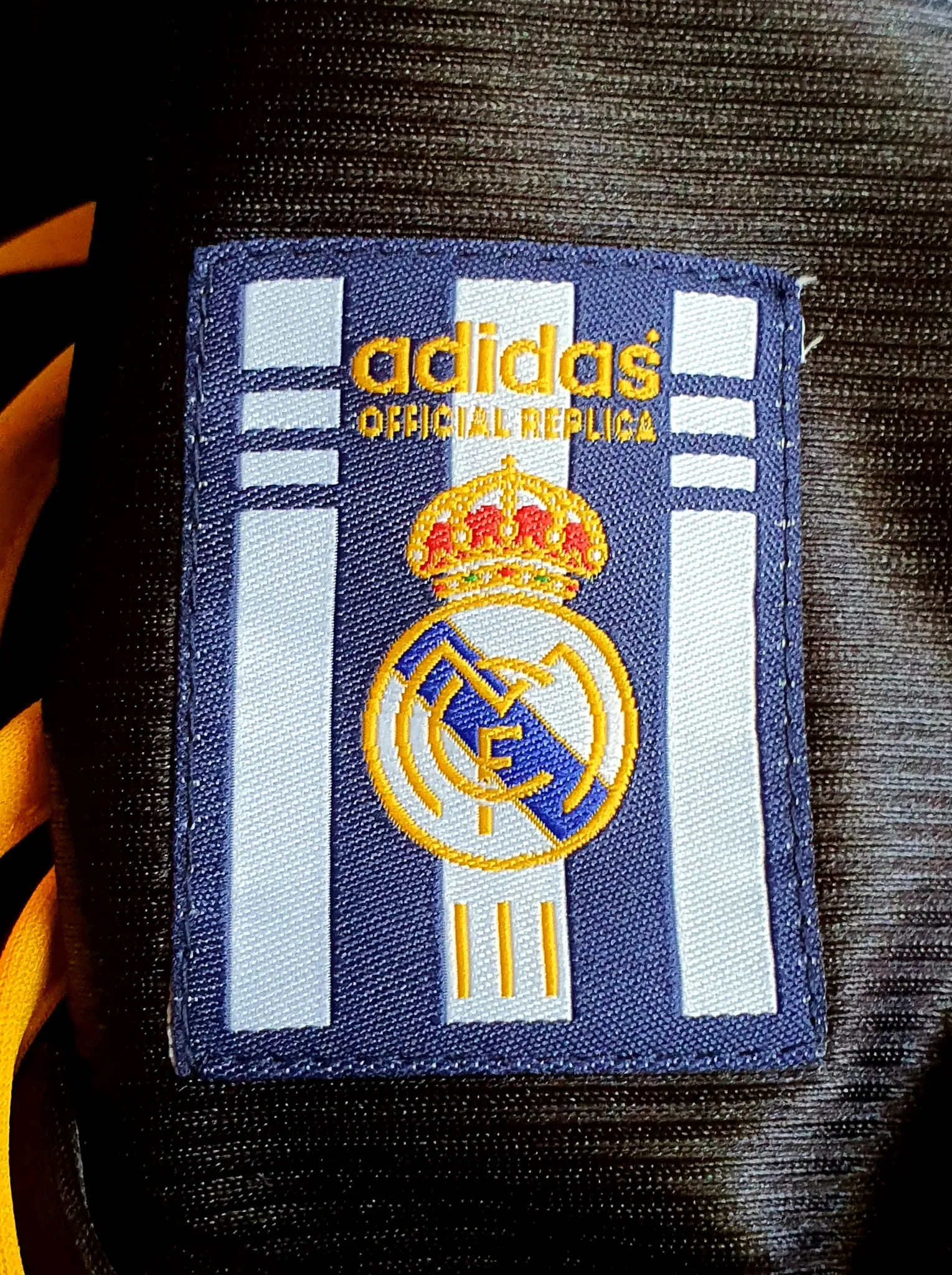 SPANISH LA LIGA REAL MADRID 1999 -2001 UEFA CHAMPIONS LEAGUE AWAY JERSEY ADIDAS SHIRT CAMISETA  LARGE  CODE # 627114  SOLD OUT!!