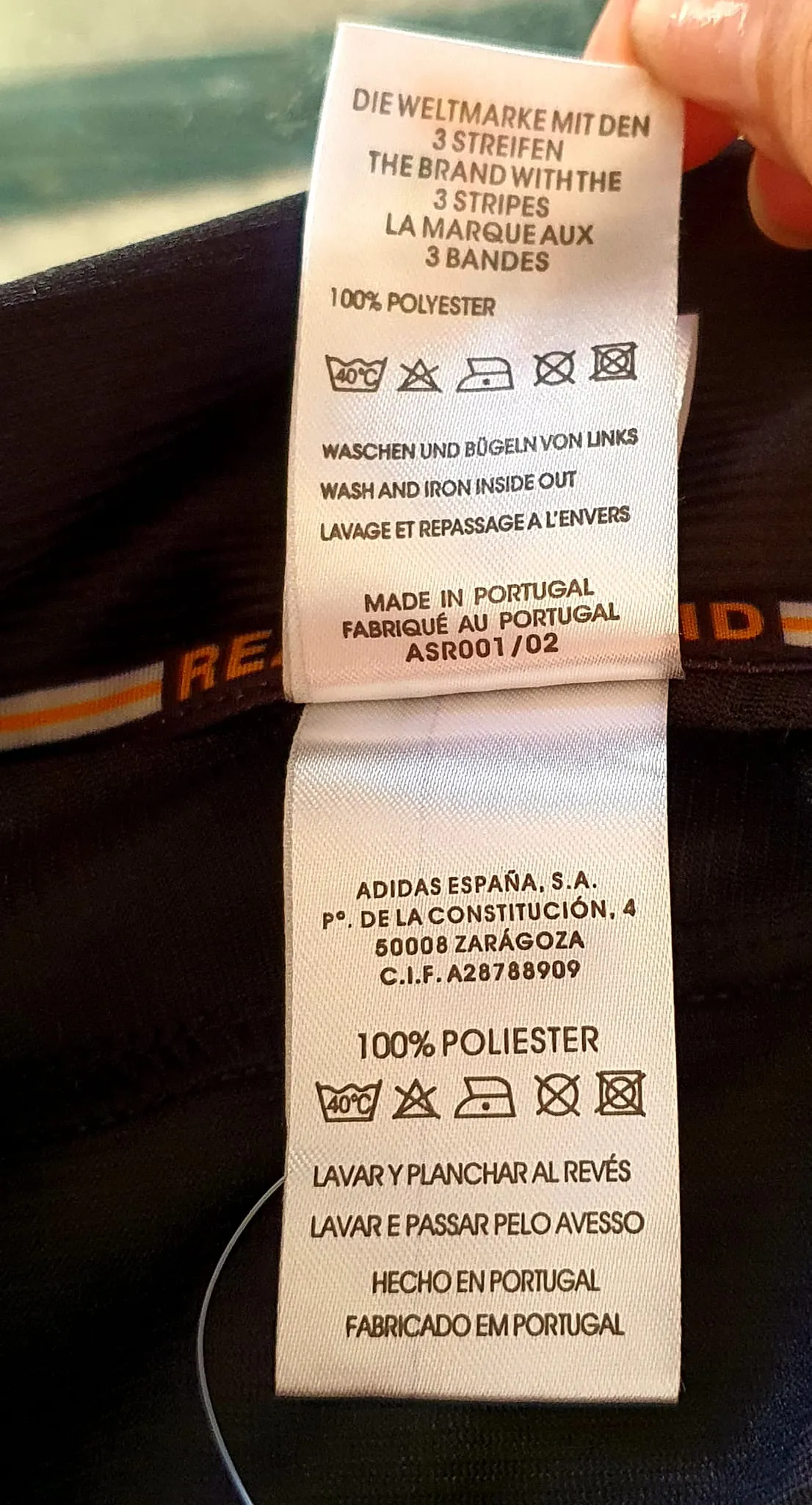 SPANISH LA LIGA REAL MADRID 1999 -2001 UEFA CHAMPIONS LEAGUE AWAY JERSEY ADIDAS SHIRT CAMISETA  LARGE  CODE # 627114  SOLD OUT!!