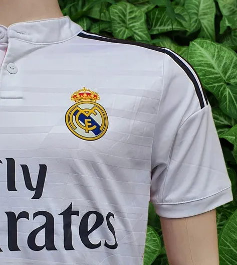 SPANISH LA LIGA REAL MADRID 2014-2015 UEFA SUPER CUP & FIFA CLUB WORLD CUP CHAMPION RONALDO 7 JERSEY ADIDAS SHIRT CAMISETA 13-14 YRS # F49664   SOLD !!