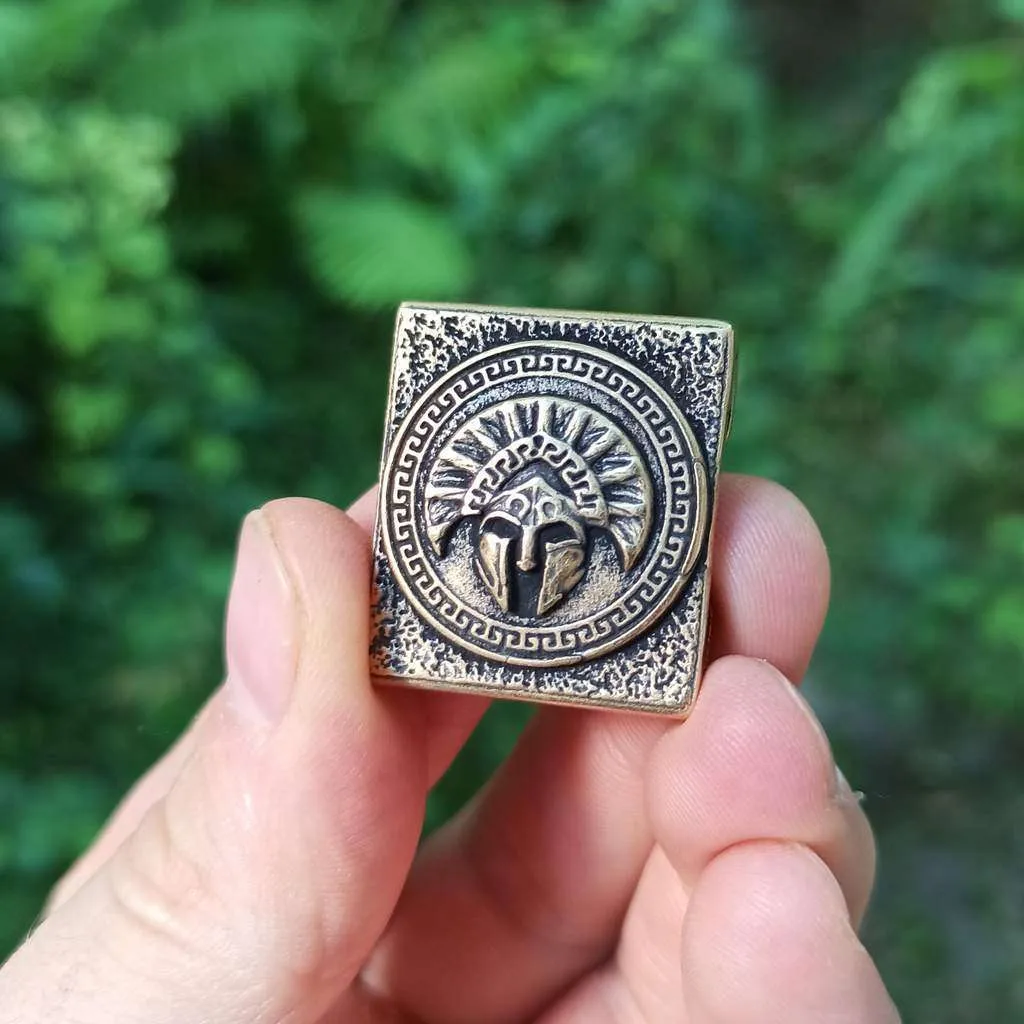 Spartan warrior helmet molle clip