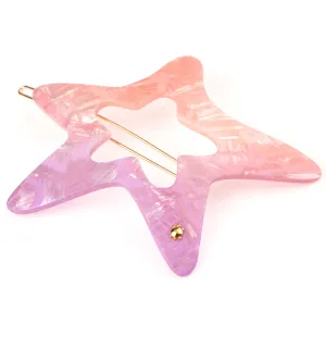 Star Handmade Hair Clip pastel purple