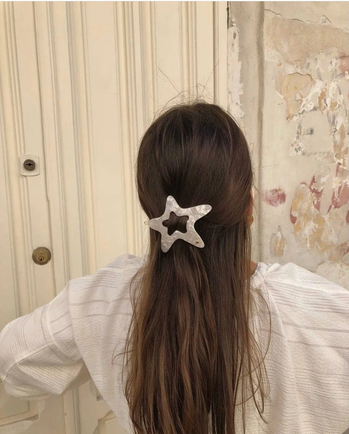 Star Handmade Hair Clip pastel purple