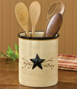 Star Vine Utensil Crock