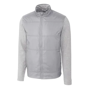 Stealth Hybrid Quilted Mens Full Zip Windbreaker Jacket