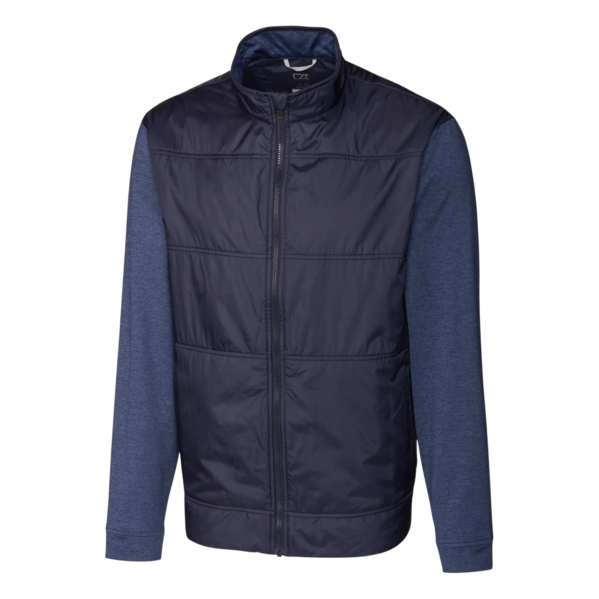 Stealth Hybrid Quilted Mens Full Zip Windbreaker Jacket