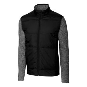 Stealth Hybrid Quilted Mens Full Zip Windbreaker Jacket