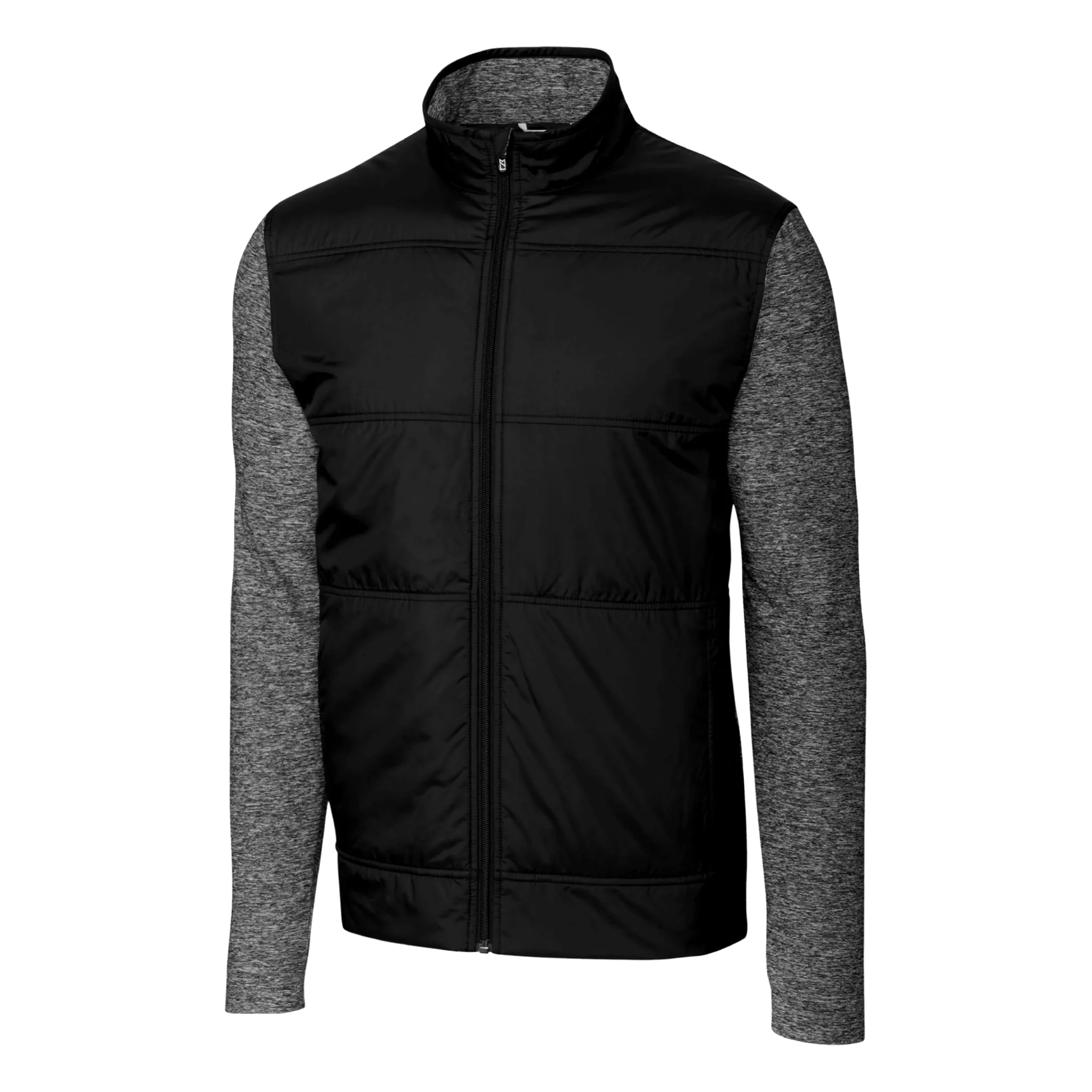 Stealth Hybrid Quilted Mens Full Zip Windbreaker Jacket
