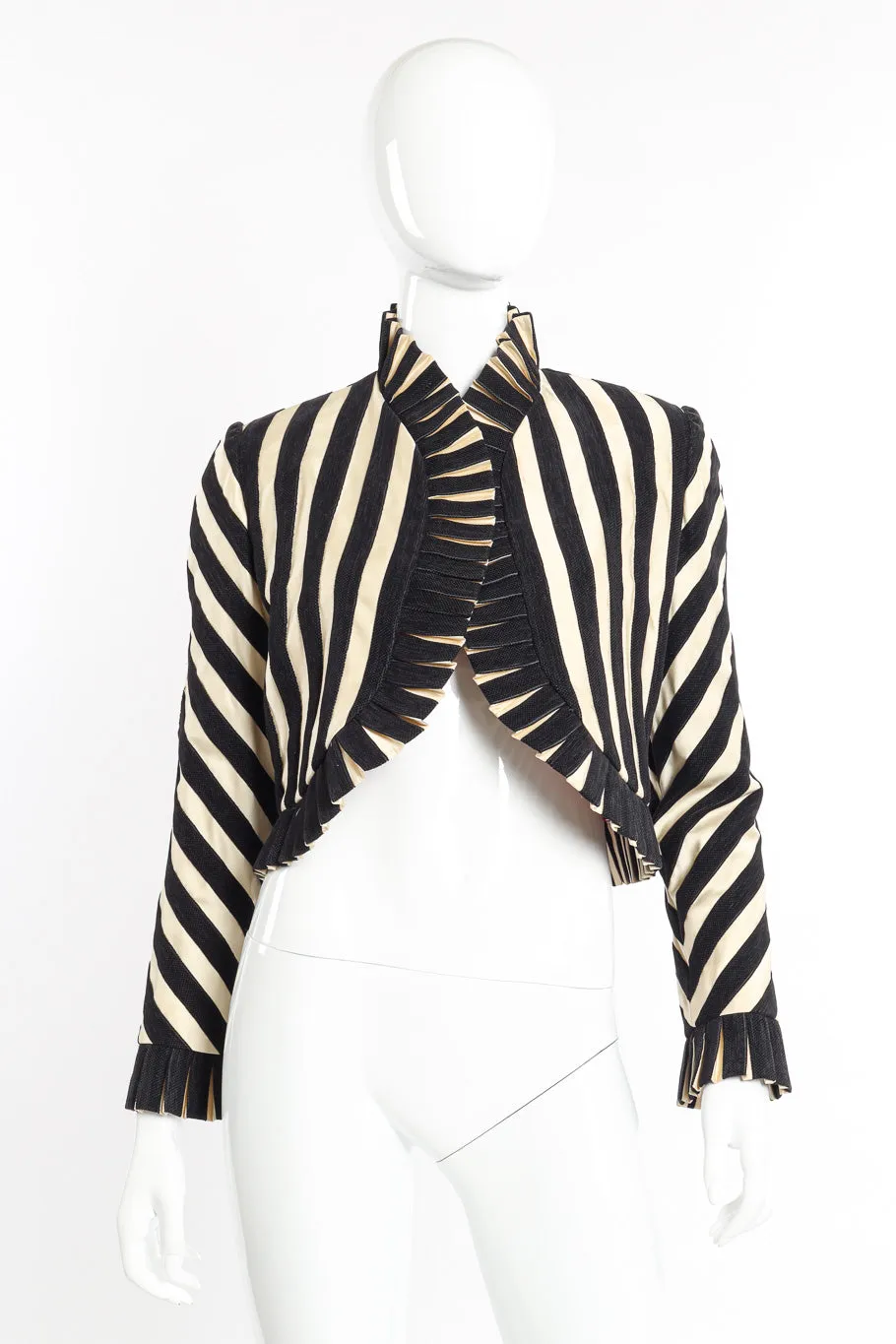 Striped Bolero Jacket