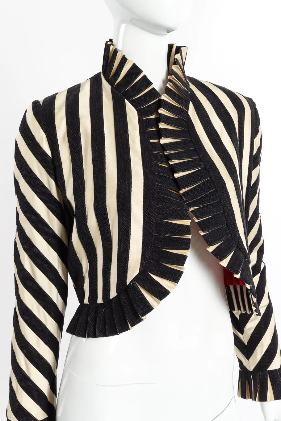 Striped Bolero Jacket