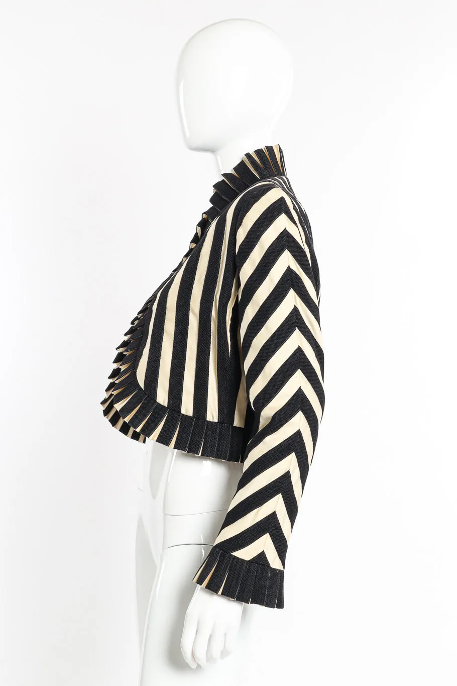 Striped Bolero Jacket