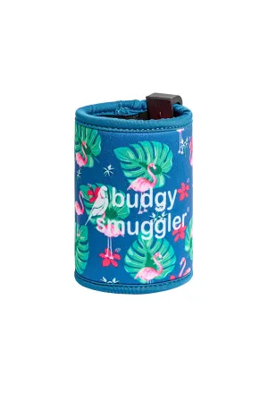 Stubby Holder with Clip in Flamingo