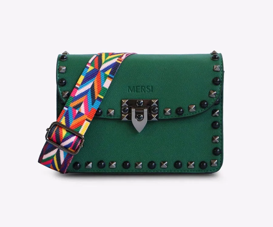 Studded Crossbody Vegan Crossbody