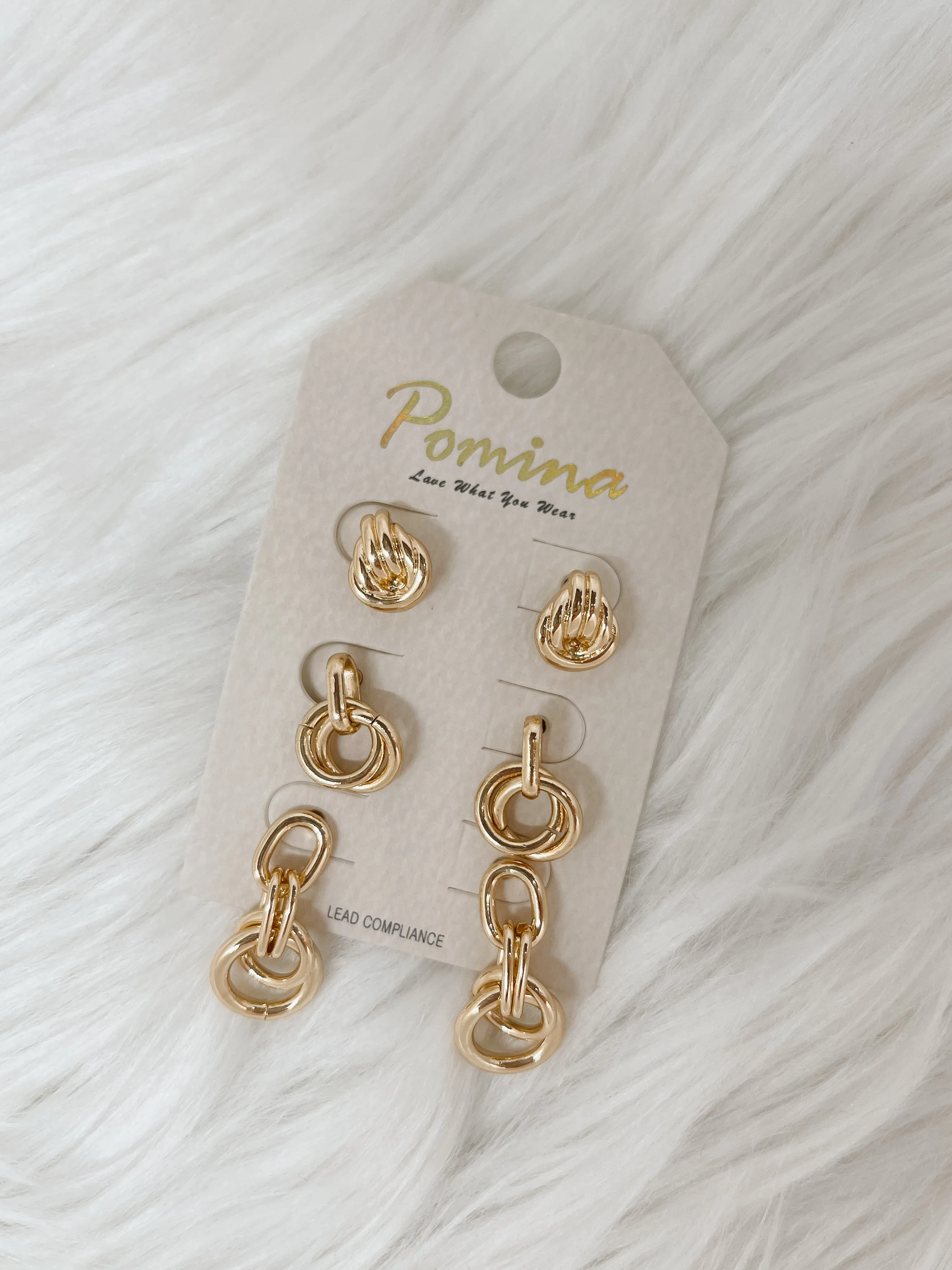 Studded Loop Set