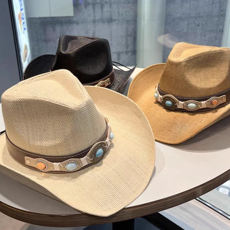 Summer Outdoor Ethnic Style Fedora Hat West