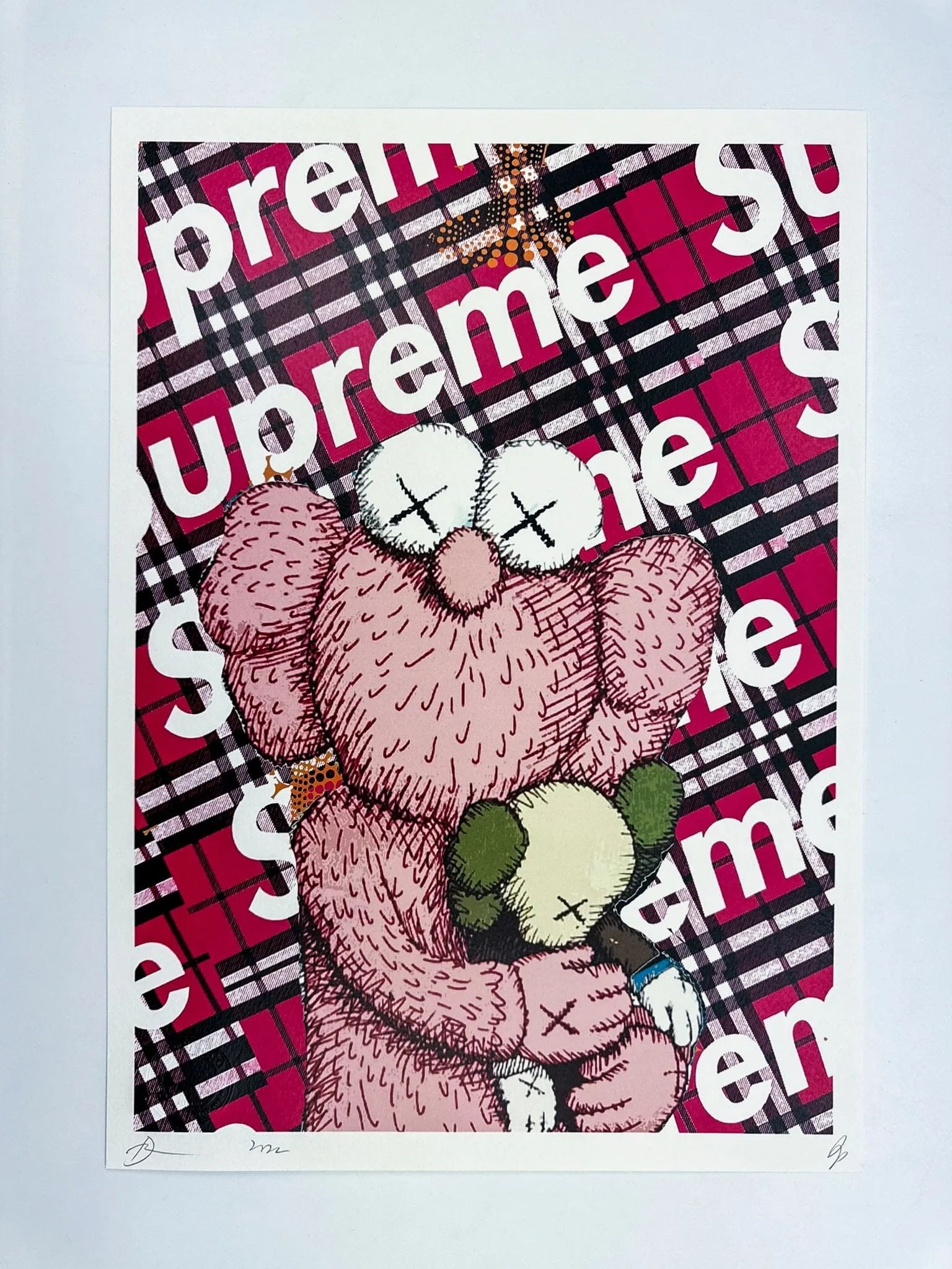 Supreme Meets KAWS (Red)