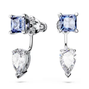 Swarovski Mesmera Rhodium Blue Detatachable Earring Jackets