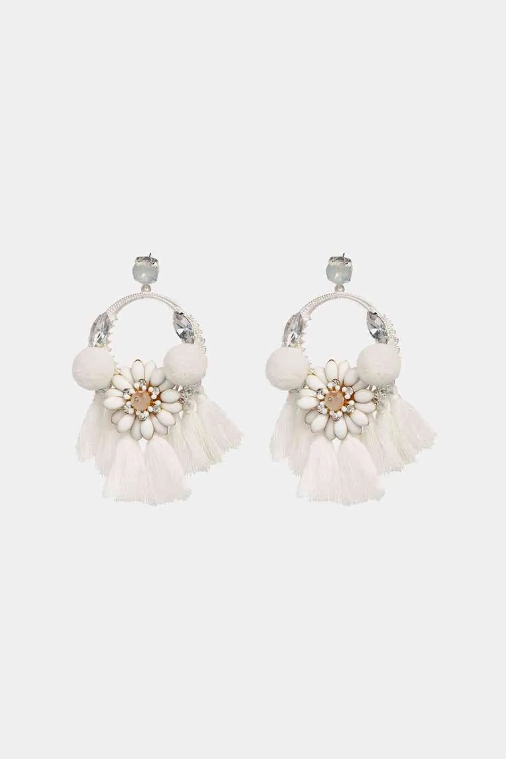 Tassel Detail Dangle Earrings