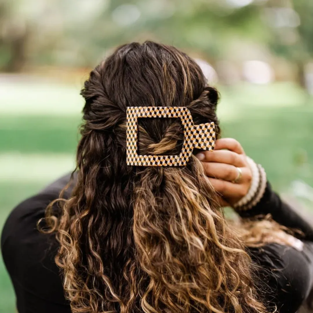 Teleties Large Flat Square Hair Clip