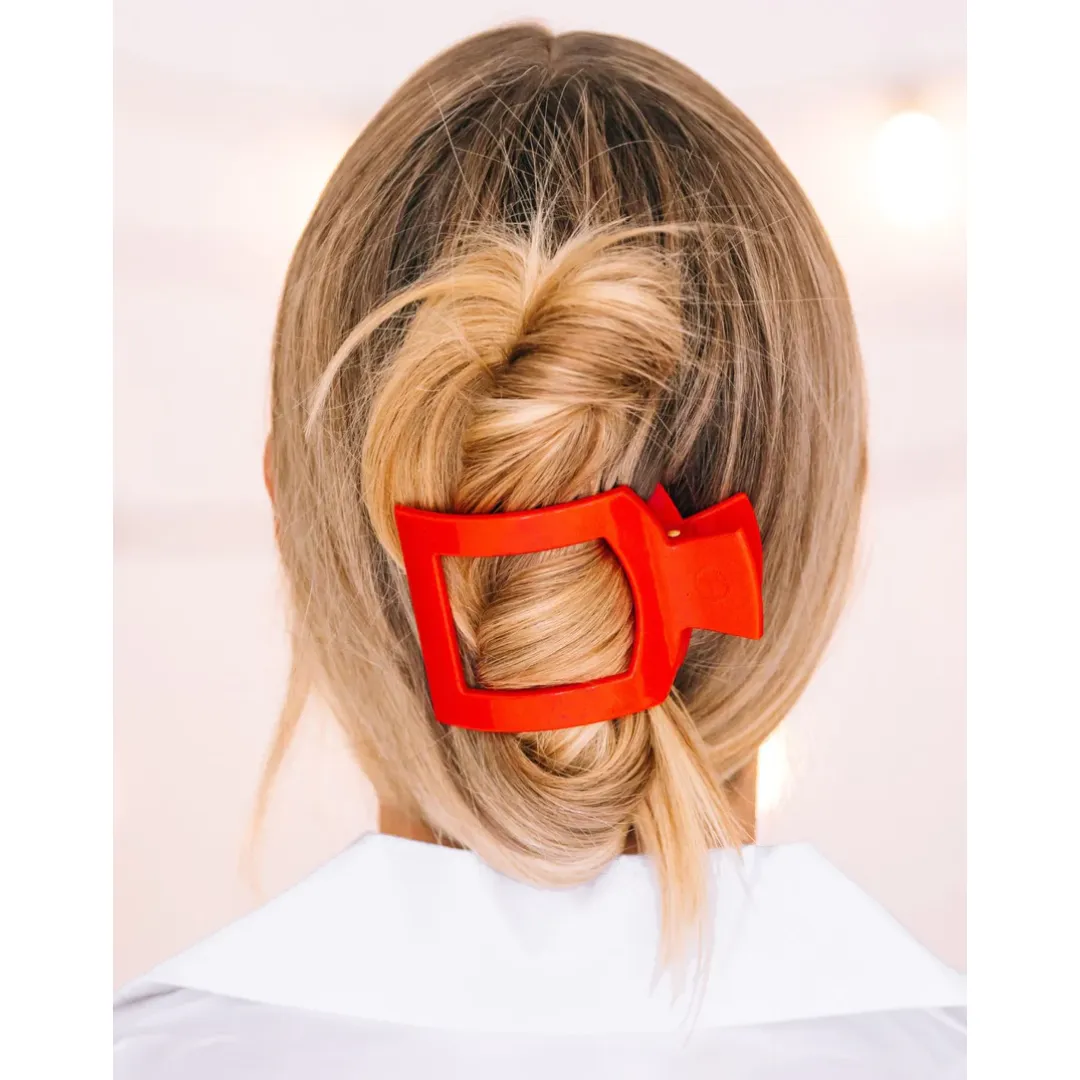 Teleties Shimmer Medium Flat Square Hair Clip
