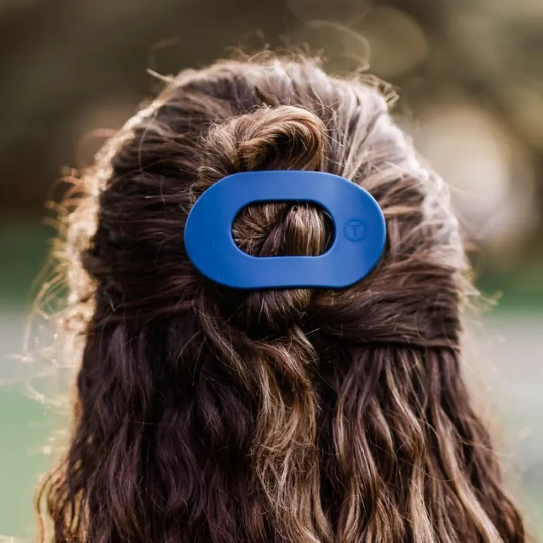 Teleties Small Flat Round Hair Clip