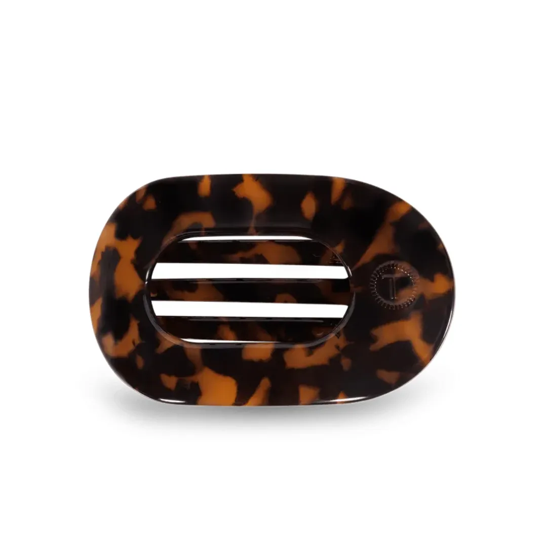 Teleties Small Flat Round Hair Clip