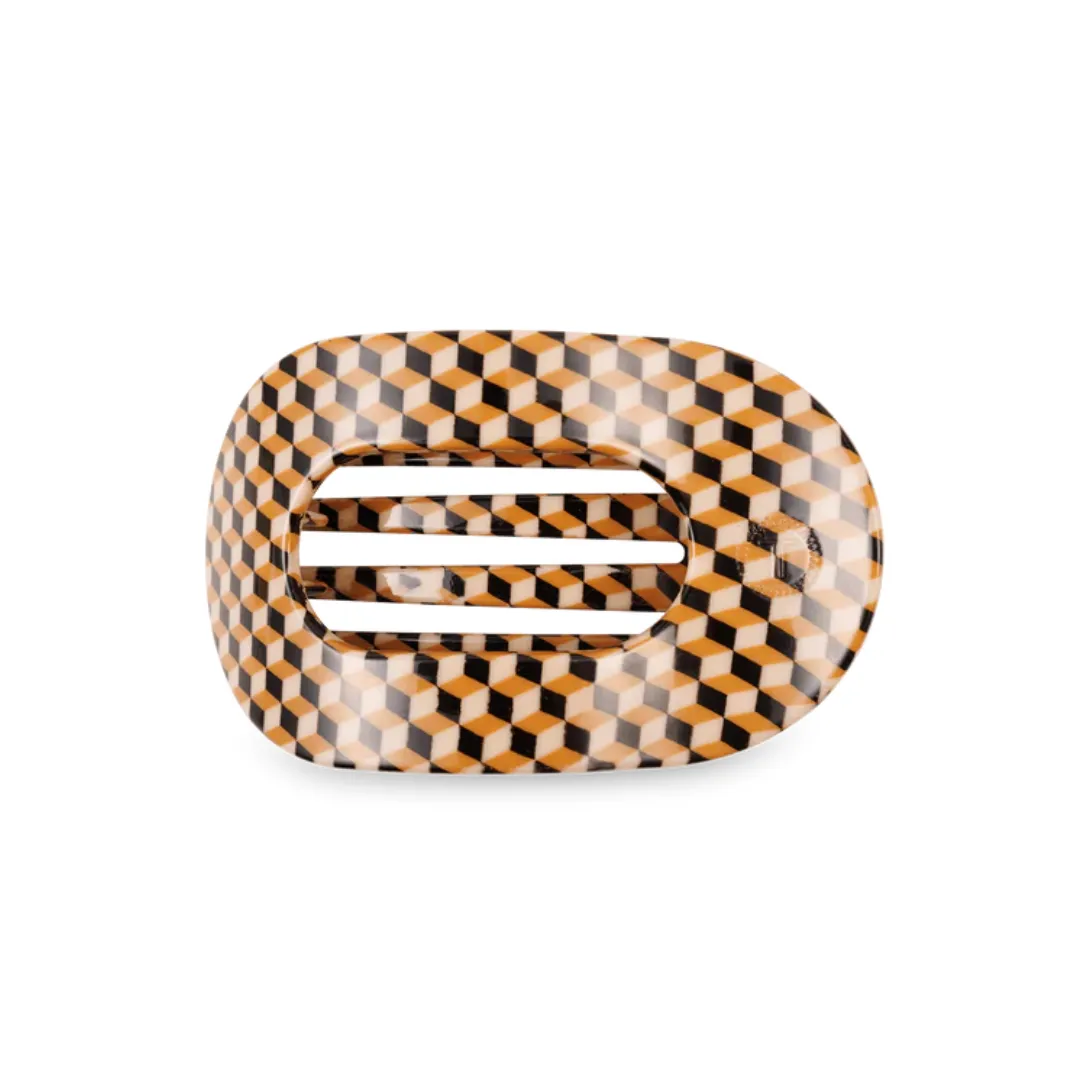Teleties Small Flat Round Hair Clip