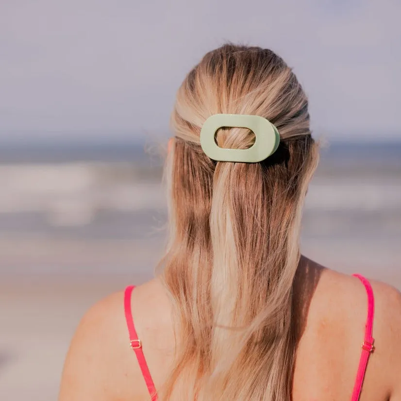 Teleties Small Flat Round Hair Clip