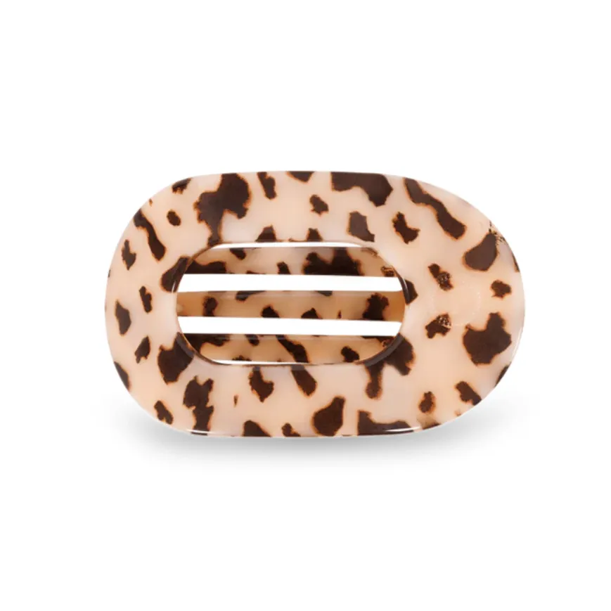 Teleties Small Flat Round Hair Clip