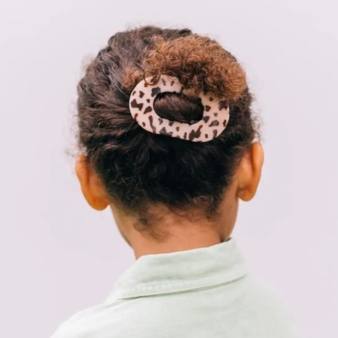 Teleties Small Flat Round Hair Clip