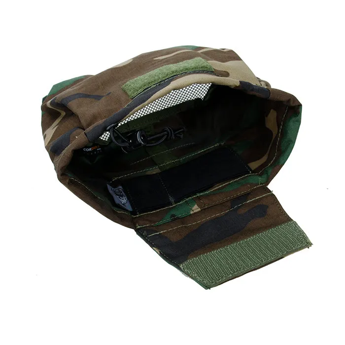 The Black Ships 19 Foldable Drop Pouch ( Woodland ) TBS017-WL
