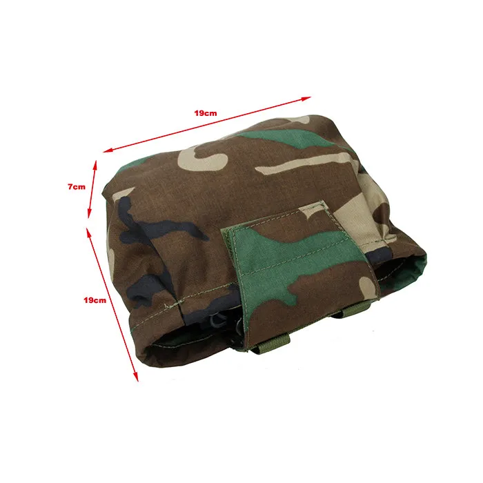 The Black Ships 19 Foldable Drop Pouch ( Woodland ) TBS017-WL