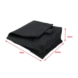 The Black Ships Utility Pouch Hook Back TBS067 BK
